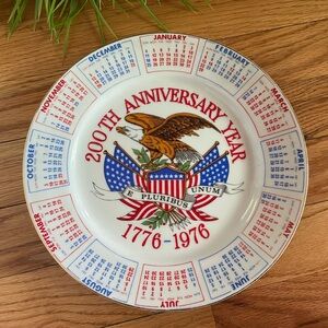 1976 Souvenir Calendar Plate